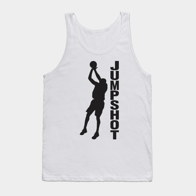 Jumpshot - Basketball Shirt Tank Top by C&F Design